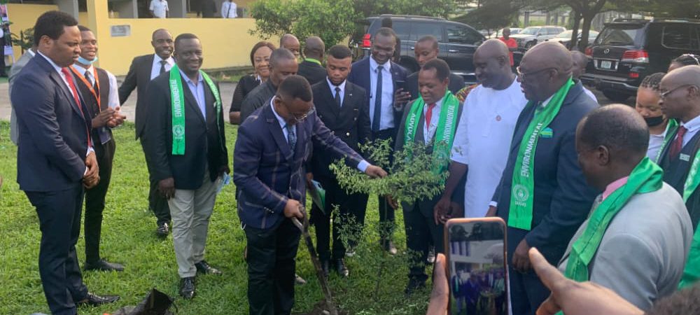 Inauguration of the Association of Environmental Lawyers State Chapters and Club in Port Harcourt Rivers State by the Chairman Advisory Council J K Gadzama SAN